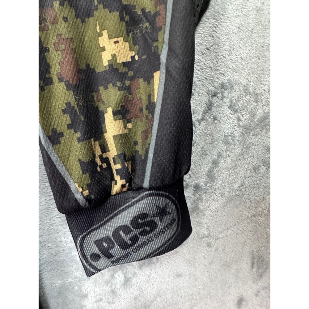 PCS Pursuit Combat Systems Paintball Jersey Digital Camo Padded XXL Mens Black - Picture 5 of 14